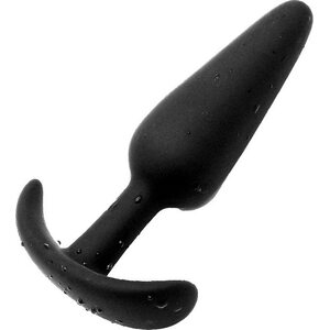 Blue Rabbit Silicone Anal Plug Black M Cone