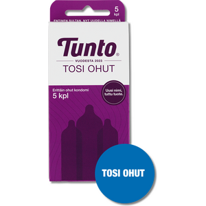 Tunto Tosi Ohut Condoms – 5 pcs