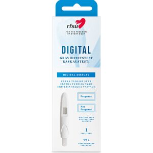 RFSU Raskaustesti digital 1kpl UUTUUS