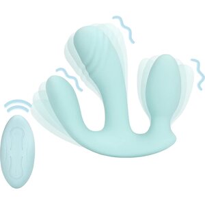 Loveline 3-in-1 Vibrator – Breezy Blue