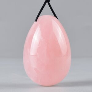 Blue Rabbit Rose Quartz Yoni Egg