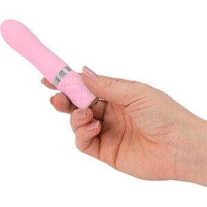 PILLOW TALK FLIRTY Mini Vibrator with Swarovski Crystal – Pink