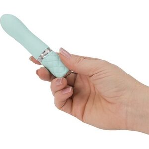 PILLOW TALK FLIRTY Mini Vibrator with Swarovski Crystal – Turquoise