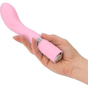 PILLOW TALK SASSY G-Spot Vibrator with Swarovski Crystal – Pink