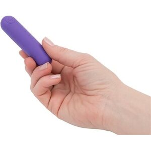 POWERBULLET ESSENTIAL 3" Rechargeable Mini Vibrator with Storage Case – 9 Functions – Purple
