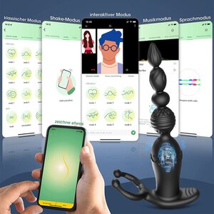 Blue Rabbit App-Controlled Smart Anal Vibrator