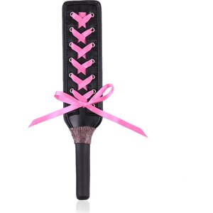 Blue Rabbit Leather Paddle “Corset”